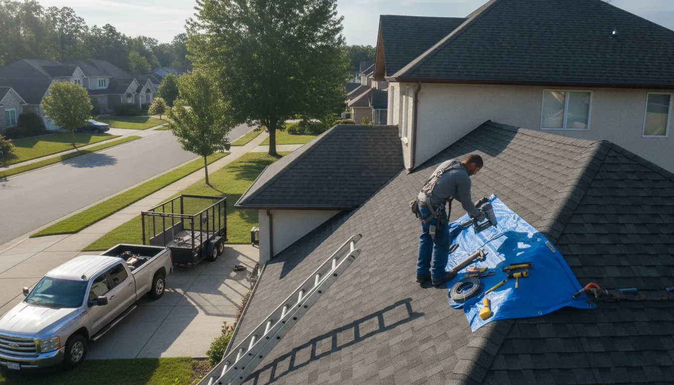 Roofing in North Rose